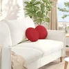 vidaXL Sitzkissen 2 stk. Stoff Rot Ø30 x 13 cm Produktbild-Vorschau 2