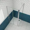 70x70cm 185cm Falttür Duschkabine Scharniertür mit Produktbild-Vorschau 2