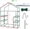 VOUNOT® Gewächshaus Foliengewächshaus mit 4 Regalebenen, Produktbild-Vorschau 5