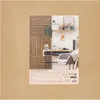 Colva wanddekorationspaneel dunkles holz 60x60cm  - Produktbild-Vorschau 2