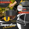 aktimeo Dutch Oven 12,0 L gietijzeren pan met deksel incl. Productafbeelding-voorbeeld 7