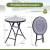 COSTWAY Beistelltisch klappbar, Gartentisch Klapptisch Produktbild-Vorschau 7