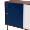 Sideboard 160x40x80cm MDF, Schiebetüren Hochglanz, 4 Produktbild-Vorschau 4