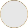 A round mirror with a gold frame. Náhled obrázku produktu