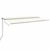 vidaXL Markise Automatisch Einziehbar 600x350 cm Creme -  Produktbild-Vorschau 4