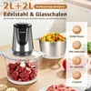 FATABETA Gemüseschneider mit 500 W, zwei 2 L Schüsseln Produktbild-Vorschau 3