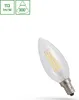 Spectrum LED Filament E14 C35 Kerzenform Klar 4W =39 Watt Produktbild-Vorschau 1