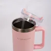 Thermobecher mit Strohhalm Edelstahl 1,18 Liter Rosa Produktbild-Vorschau 6