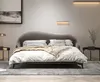 Graues Textilbett Schlafzimmer Betten Luxus Doppelbetten Produktbild-Vorschau 2