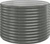 Hochbeet Pulverbeschichteter Stahl 100x100x68 cm Grau Produktbild-Vorschau 2