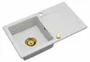 Granitspüle Küchenspüle mit Siphon und Armatur Gold Produktbild-Vorschau 6