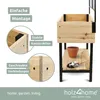 holz4home® Hochbeet mit Rankgitter aus Metall I Aus Produktbild-Vorschau 5