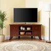vidaXL Meuble TV Marron 100 x 40,5 x 46 cm Bois d'acajou Voir les images du produit 3