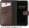 Selencia Bibliothèque en cuir véritable pour Apple iPhone Voir les images du produit 3