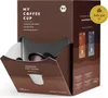 A box of coffee capsules with the front flap open, revealing some of the capsules inside. Anteprima dell’immagine prodotto