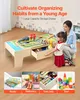 Table d'activités en bois VEVOR, 62 pièces, table d'enfant Voir les images du produit 5