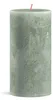Bolsius Rustik Bougie ronde Jade vert 130/68mm Voir les images du produit 3