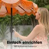 Mica Decorations Kim Pruhovaný slnečník s taškou na Náhľad obrázku produktu 5
