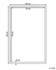 BELIANI Nástěnné zrcadlo černé 60 x 90 cm plastové se Náhled obrázku produktu 3
