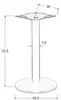 Piètement de table en métal SH-4003-1, pour bureau, hôtel, Voir les images du produit 2