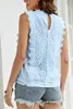 ASKSA Damen Ärmellos Bluse Spitze T-Shirt Elegant Produktbild-Vorschau 4