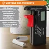 KRUMAD Digitaler Batterietester für AA, AAA, 9V, C, D, Produktbild-Vorschau 5