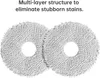 Two circular mop pads with a textured surface and a hole in the center, placed on a white background. Produktbild-Vorschau