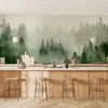 Vlies Fototapete - Mountain Forest (Green) 200x140 cm Produktbild-Vorschau 1