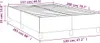 vidaXL Box spring bed frame dark grey 120x200 cm fabric Náhled obrázku produktu 7