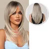 SassyGoods® Parrucca biondo platino con strati - parrucche Anteprima dell’immagine prodotto 1