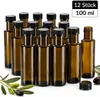 12 x Ölflasche 100 ml mit Schraubverschluss – Glasflaschen Produktbild-Vorschau 5