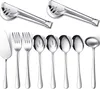 10 Stück Servierutensilien Set, Edelstahl Besteck Set Produktbild-Vorschau 1