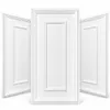 Paneles de pared de PVC 3D, 100x50 cm, color blanco. Diseño Vista previa de la imagen del producto 1