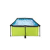 A rectangular above-ground swimming pool filled with blue water, set against a white background. Náhľad obrázku produktu