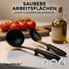 Servierlöffel Suppenkelle Set, Schwarz Produktbild-Vorschau 5