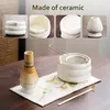7 pièces Matcha Set, Matcha Balai, Matcha Bol avec bec Voir les images du produit 7