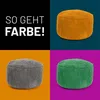 LUMALAND Sitzsack Pouf Cord - Dunkelgrün Produktbild-Vorschau 8
