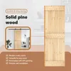 Dvere vidaXL NARVIK prírodná farba 70 x 210 cm z masívneho Náhľad obrázku produktu 5