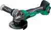 A cordless angle grinder with a cutting disc attached, shown against a white background. Produktbild-Vorschau