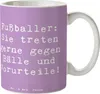 Mr. & Mrs. Panda Kaffeebecher Spruch Fußballer Vorurteile - Produktbild-Vorschau 1