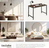 Table de bureau Jenkins - Bois foncé industriel, rustique, Voir les images du produit 5