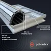 POLENTEX Aluminium-Fußmatte mit Ablaufwanne – 100x50 cm, 22 Produktbild-Vorschau 2