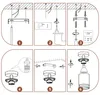 ZMH LED plafondlamp, 1 lichtpunt, wit. Plafondlamp met Productafbeelding-voorbeeld 11