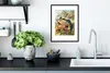 MuchoWow® MuchoWow® Gerahmtes Poster Antiker Vogeldruck Produktbild-Vorschau 4
