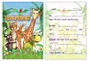 8 Einladungskarten Kinder Geburtstag Einladungen Zootiere Produktbild-Vorschau 1