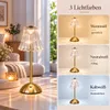 2er Kristall-Tischlampen, 3 Lichtfarben Tischleuchte, Produktbild-Vorschau 2