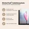 KitchenYeah© Herdabdeckplatte Porträt eines rosa Löfflers Produktbild-Vorschau 6