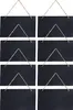Navaris 8x Schiefertafel zum Aufhängen horizontal - 25x15cm Produktbild-Vorschau 4