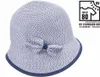 Seeberger rollbare Glocke Strohhut mit Aufschlag UV-Schutz 80 in blau