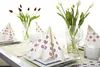 Sovie HOME Tischdecke Missy in Beige-Bordeaux aus Linclass® Produktbild-Vorschau 3